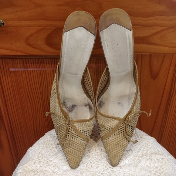 AVC Adriana V. Camanile Mesh Heels 39 Italy - Picture 3 of 7